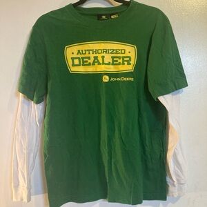 John Deere authorized dealer tee shirt - size kids 14-16 (XL)